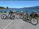 Rental bikes at Lake Almanor