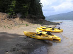 Kayaking adventure on Lake Almanor