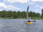 Mountain Meadows reservoir paddling