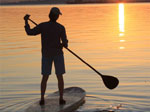 Sunset paddle on Lake Almanor